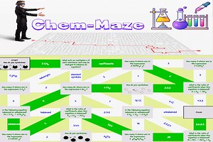 Chem-Maze - Logical Path for Balancing Equations - Free Addicting Game ★★★★★