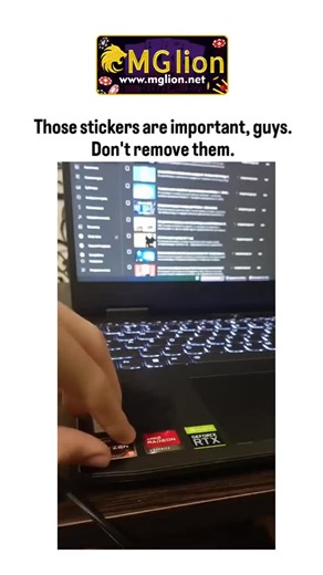 bio life 🧬 on Instagram: "Those stickers are important, guys. Don't remove them. 😃 #mglion #csmediain In a hilarious twist that's taking the internet by storm, a viral video on X (formerly Twitter) warns tech enthusiasts: don't mess with those laptop stickers! Posted by user @100xLuffy , the clip shows a hand casually peeling off an AMD Ryzen 5 sticker from a gaming laptop. As the sticker comes away, the screen suddenly glitches into the dreaded Blue Screen of Death (BSOD), complete with a cra