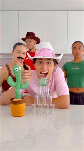 WHO CAN ESCAPE THE CACTUS! 🌵🤣 #shorts