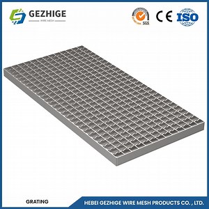 [Hot Item] Gezhige Steel Grating/Galvanized Steel Grating/Fiberglass Grating Factory ASTM A36 A1011 A569 Mild Steel Material Steel Bar Grating/Stainless Steel Grating