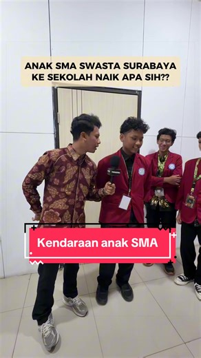 Kendaraan anak SMA ke sekolah