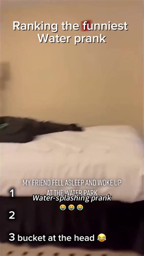 Water prank #Funny #trynottolaugh #reaction