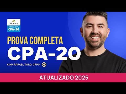 CPA-20 - PROVA COMPLETA RESOLVIDA | Descubra como dominar a prova com o Prof. Rafael Toro