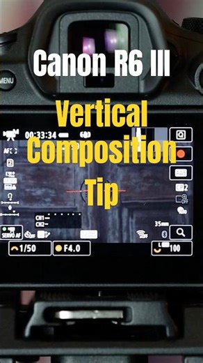 Canon R6 III: Vertical Shooting Made Easy #shorts