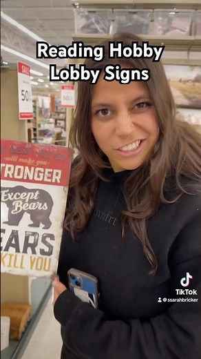 Reading Signs at Hobby Lobby!! be sure to subscribe :)