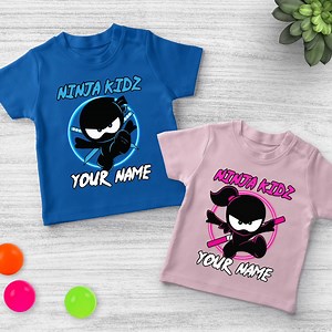 Ninja Kidz Birthday Shirt, Ninja Family Birthday Shirts, Personalized Ninja Matching Family Shirt, Custom Ninja Shirt UM2Q01 - Etsy