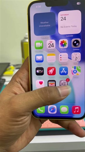 I phone 14 Battery replacement and Error message removed