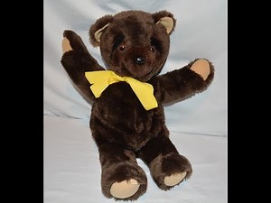 Sonic Snoring Teddy Bear Green Trading USA Vintage 1970's 1980's