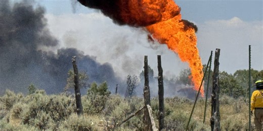 Tesla Cybertruck hauling woodchipper sparks grass fire in southwest Colorado