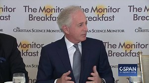 Senator Bob Corker: "Any Republican senator that hasn't been conflicted over this presidency is either comatose or is pretty useless in their blindness." | C-SPAN