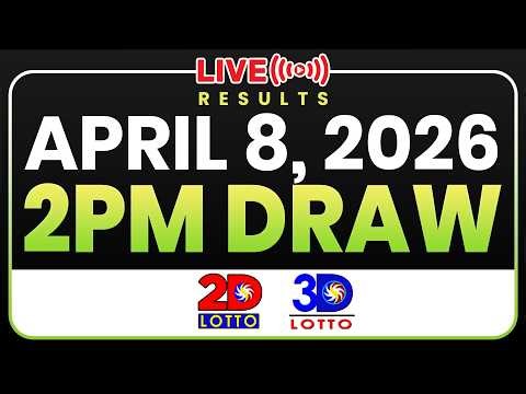 LIVE 2PM PCSO LOTTO RESULTS TODAY APRIL 8, 2026 | SWERTRES EZ2