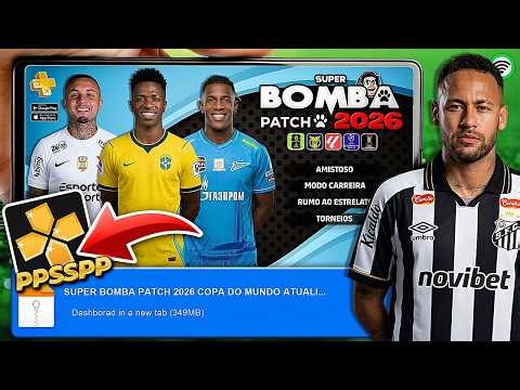 🚨 BOMBA PATCH 2026 (PPSSPP) DIRECT FROM MEDIAFIRE! UPDATE & NEWS ON MOBILE ✅ PES EFOOTBALL MOD