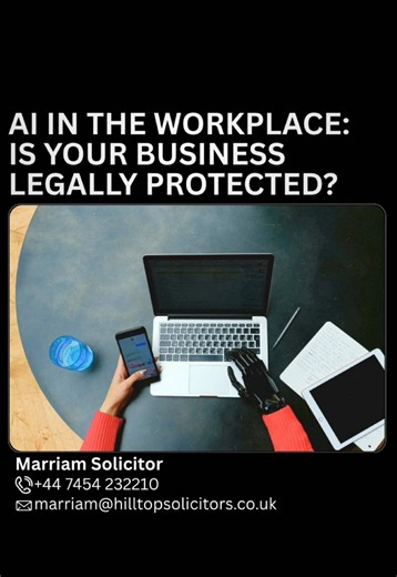 Artificial Intelligence is rapidly changing the modern workplace — but many employers are unaware of the legal risks that can come with it. From recruitment and employee monitoring to performance management and dismissal decisions, businesses must ensure AI is being used fairly, transparently, and in compliance with UK employment and data protection laws. Failing to do so could expose employers to claims involving discrimination, unfair treatment, or misuse of employee data. If you are an employ