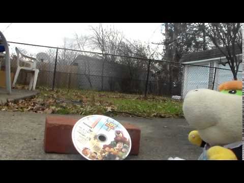 Bowser Destroys Toy Story DVD