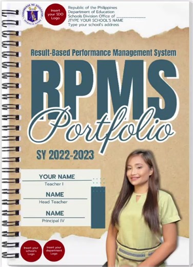 Editable RPMS Portfolio for Teachers on TikTok