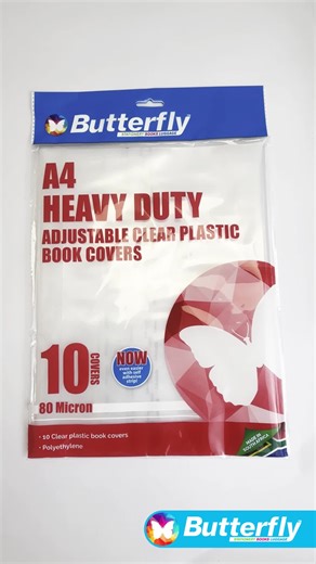 Meet your new book-covering lifesavers 👀📘 Butterfly’s adjustable book covers make covering books quick, easy, and neat — no stress, no fuss! From colourful paper to durable plastic (up to 140 micron), they’re built to last all school year long. Available in stores nationwide! #BackToSchool #ButterflyProducts #SchoolSupplies #BookCovers #fyp