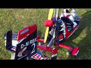 Red Bull Scale RC Gyrocopter flight performance by Ernst Kepplinger
