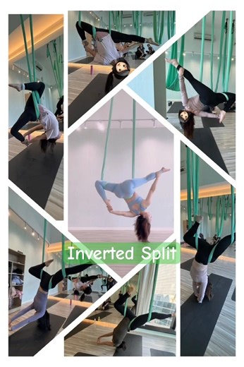 🪂Aerial Yoga | Inverted Split Flow, Unlock Your Flexibility #AerialYogaFlow #InvertedSplit #yoga