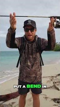 Island Survival: Trigger Fish on Noodle Rod! #shorts