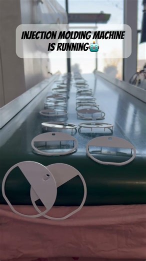 Your Automated Output,Visualized.🥳 #injectionmoldingmachine #factoryproducts #machine