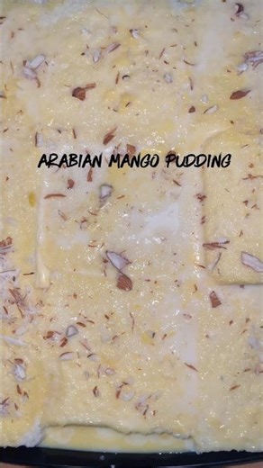 Arabian mango pudding 🍮 #food #foodforfoodies #recipe ##chef #viralvideo#video#shorts#shorts