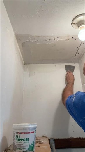 Ceiling drywall repair and textured in.