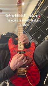 Original guitar lick in F♯ minor 🎸 This short features a melodic shred guitar idea built with fast runs, expressive phrasing, and strong lead guitar feel. Perfect for guitar players looking for original licks, F sharp minor ideas, shred practice, and melodic solo inspiration. Great for improving technique, phrasing, and musicality in rock and metal styles. #GuitarLick #FSharpMinor #MelodicShred #GuitarSolo #LeadGuitar | Ghee-Yeh