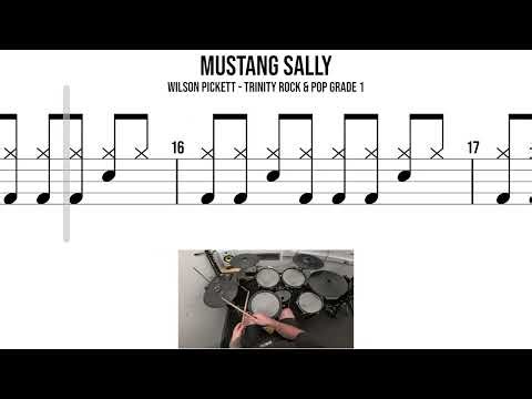 Mustang Sally – Wilson Pickett – Trinity Rock & Pop Grade 1 | Drum Playthrough 🥁