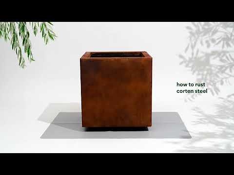 How to Rust Corten Steel (Weathering Steel)