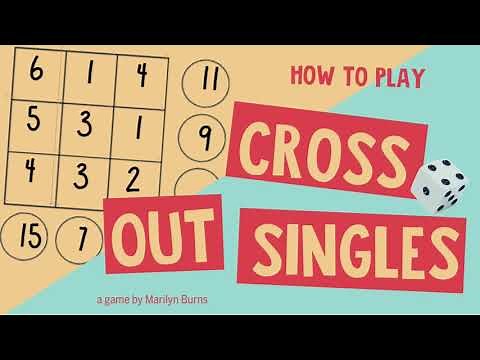 Cross Out Singles | Fun Addition Strategy Game for Kids (Grades 3–5)