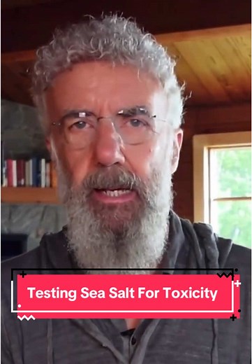 Try this test to see how toxic the sea salt you’re using really is. #seasalt #salt #toxic