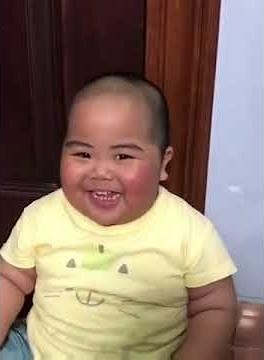 Fat Chinese Kid laughing
