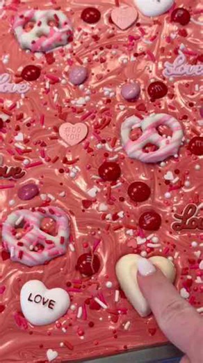 DIY Valentine’s chocolate bark easy and fun to make