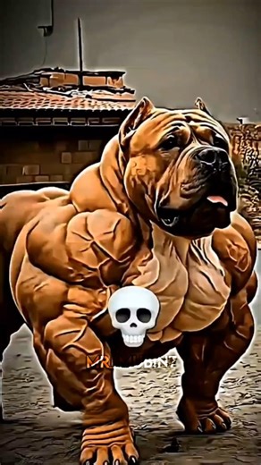 pitbull dogs are not scary☠️#shorts