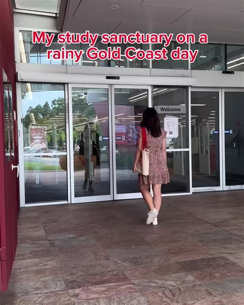 2.6K views · 42 reactions | The GC library always has my back on a gloomy day ️ | Griffith University | Facebook