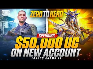 Noob Account to Mythic Fashion in $40,000 in UC | 🔥 PUBG MOBILE 🔥