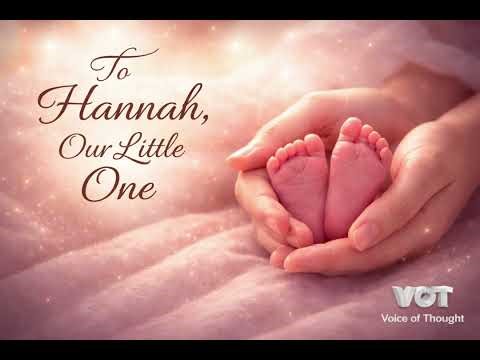 ⭐To Hannah, Our Little One (English Lyric Ver.)