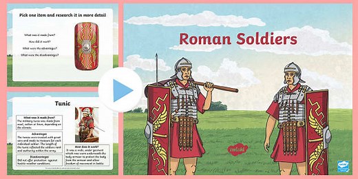 Roman Soldier Information PowerPoint