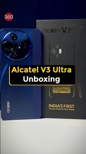 Alcatel V3 Ultra Unboxing & First Look! #gadgets360 #techreels #tech #alcatel #unboxing #firstlook