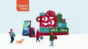 Consumer Cellular TV Spot, 'Now's the Time: Holiday $25 Off'