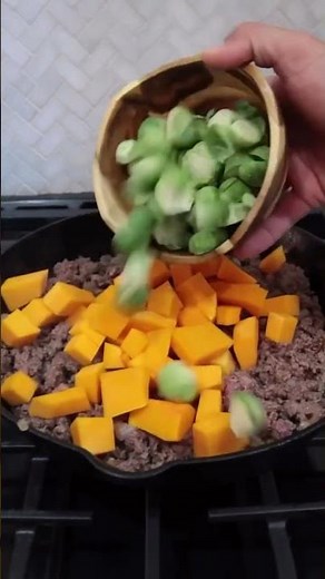 High Protein Beef and Butternut Squash recipe
