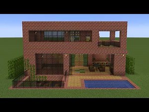 Minecraft - How to build a Modern Brick House