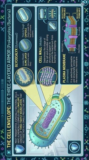 Prokaryotic Cell Part 2 | Cell Envelope, Capsule & Cell Wall | NEET 2026