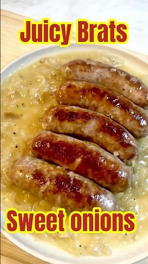 Beer Braised Brats with Onion Sauce | Juicy, Flavor-Packed & Easy