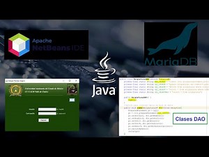 Creación de backend y clases DAO para app de escritorio usando Apache NetBeans y MariaDB