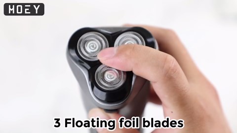 4D Floating Head Electric Shaver for Men, 100% Washable Rechargeable Waterproof Electric Razor Wet & Dry Shaving with LCD Power Indicator, 1 Hour Fast Charging