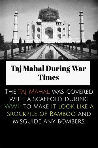 Taj Mahal During WWII