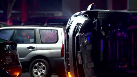 2 suspects arrested and another hurt after wild crash, fight and shooting in Sac County parking lot