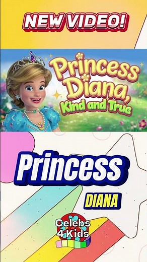 "Princess Diana: Kind and True"- Educational Song for Toddlers and Kids #newmusic #music #song #kids