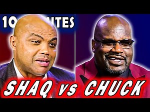 SHAQ VS CHUCK BATTLE THAT NEARLY BROKE LIVE TV | Inside the NBA Funny Moments